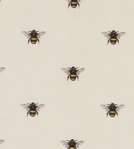 Abeja Fabric by Clarke & Clarke Ivory Abeja Fabric by Clarke & Clarke Ivory