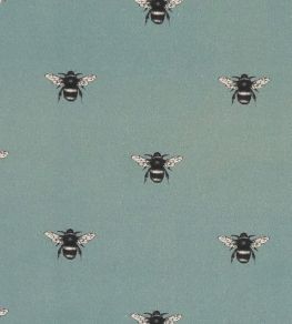 Abeja Fabric by Clarke & Clarke Mineral Abeja Fabric by Clarke & Clarke Mineral