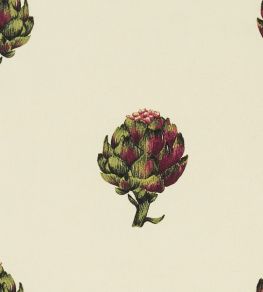 Artichoke Fabric by Clarke & Clarke Ivory Artichoke Fabric by Clarke & Clarke Ivory