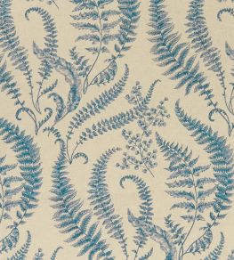 Folium Fabric by Clarke & Clarke Denim Folium Fabric by Clarke & Clarke Denim