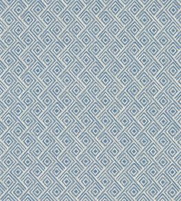 Rhombus Fabric by Clarke & Clarke Denim