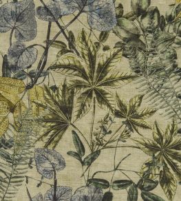 Madagascar Fabric by Clarke & Clarke Mineral / Citron Madagascar Fabric by Clarke & Clarke Mineral / Citron