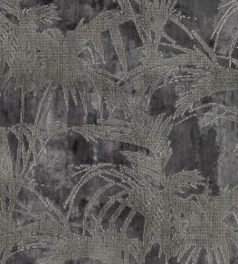 Tropicale Fabric by Clarke & Clarke Charcoal