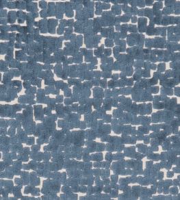Mattone Fabric by Clarke & Clarke Navy Mattone Fabric by Clarke & Clarke Navy