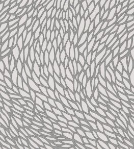 Corallino Fabric by Clarke & Clarke Pewter Corallino Fabric by Clarke & Clarke Pewter