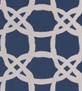 Fascino Fabric by Clarke & Clarke Midnight Fascino Fabric by Clarke & Clarke Midnight