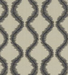 Solare Fabric by Clarke & Clarke Nero Solare Fabric by Clarke & Clarke Nero