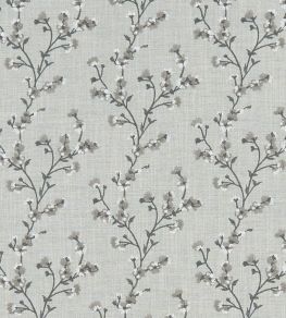 Blossom Fabric by Clarke & Clarke Silver Blossom Fabric by Clarke & Clarke Silver
