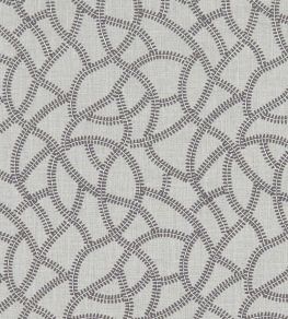 Panache Fabric by Clarke & Clarke Charcoal