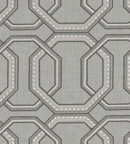 Repeat Fabric by Clarke & Clarke Charcoal Repeat Fabric by Clarke & Clarke Charcoal