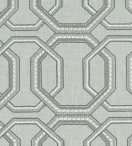 Repeat Fabric by Clarke & Clarke Silver