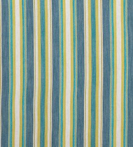 Ziba Fabric by Clarke & Clarke Denim/Chartreuse