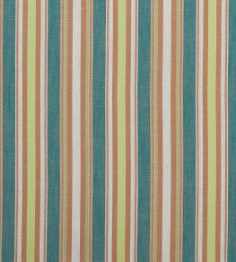 Ziba Fabric by Clarke & Clarke Teal/Spice