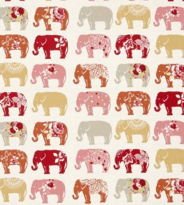 Elephants Fabric by Studio G Spice Elephants Fabric by Studio G Spice