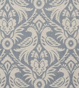 Harewood Fabric by Clarke & Clarke Chambray
