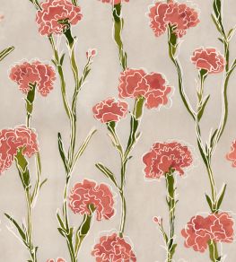 Clavelitos Wallpaper by Tres Tintas Neutral Clavelitos Wallpaper by Tres Tintas Neutral