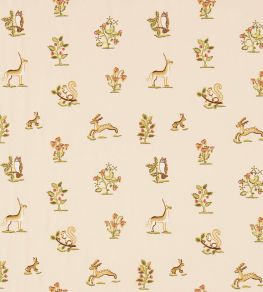 Clemence Fabric by Sanderson Russet/Sand