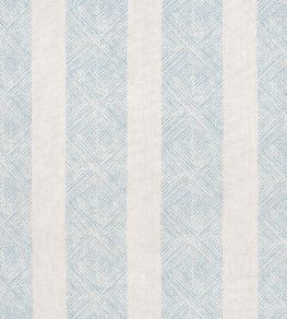 Clipperton Stripe Fabric by Anna French Blue on Natural Clipperton Stripe Fabric by Anna French Blue on Natural
