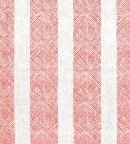 Clipperton Stripe Fabric by Anna French Red Clipperton Stripe Fabric by Anna French Red