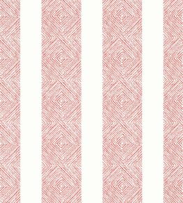Clipperton Stripe Wallpaper by Anna French Red