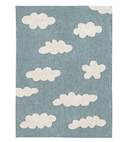 Clouds Rug by Lorena Canals Vintage Blue