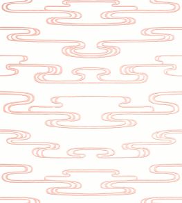 Cloudwater Wallpaper by Anna French Blush Cloudwater Wallpaper by Anna French Blush