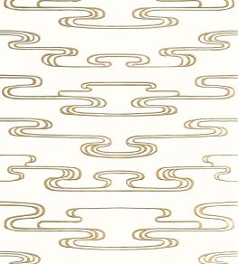 Cloudwater Wallpaper by Anna French Metallic Gold Cloudwater Wallpaper by Anna French Metallic Gold