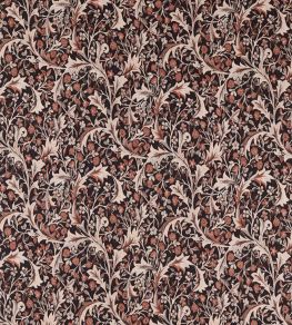 Clover & Vine Weave Fabric by Morris & Co Russet Clover & Vine Weave Fabric by Morris & Co Russet