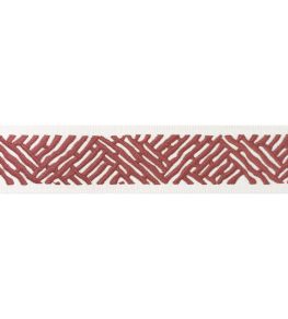 Cobble Hill Tape Trimming by Thibaut Cranberry