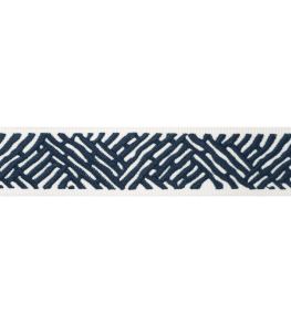 Cobble Hill Tape Trimming by Thibaut Navy Cobble Hill Tape Trimming by Thibaut Navy