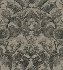 Coccinella Bella Jacquard Wallpaper by Moooi Black & Ivory Coccinella Bella Jacquard Wallpaper by Moooi Black & Ivory