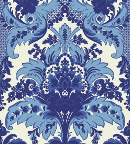 Aldwych Wallpaper by Cole & Son Blue & White