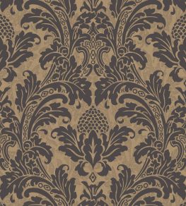 Blake Wallpaper by Cole & Son Black & Gold Blake Wallpaper by Cole & Son Black & Gold