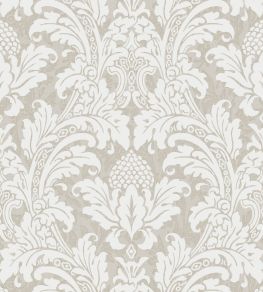 Blake Wallpaper by Cole & Son White & Silver