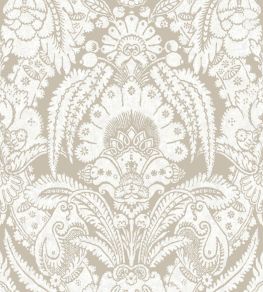 Chatterton Wallpaper by Cole & Son Linen & White Chatterton Wallpaper by Cole & Son Linen & White