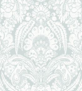 Chatterton Wallpaper by Cole & Son Pale Blue & White