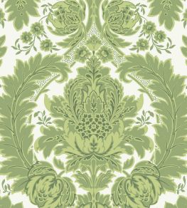 Coleridge Wallpaper by Cole & Son Green & Ivory