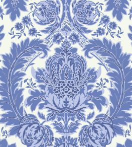 Coleridge Wallpaper by Cole & Son Blue & White