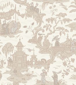 Chinese Toile Wallpaper by Cole & Son Parchment Chinese Toile Wallpaper by Cole & Son Parchment