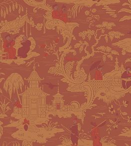 Chinese Toile Wallpaper by Cole & Son Ginger