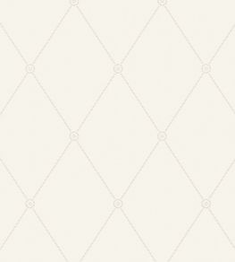 Large Georgian Rope Trellis Wallpaper by Cole & Son White Large Georgian Rope Trellis Wallpaper by Cole & Son White