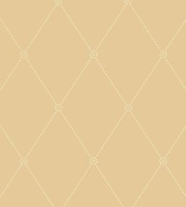 Large Georgian Rope Trellis Wallpaper by Cole & Son Ochre