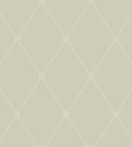 Large Georgian Rope Trellis Wallpaper by Cole & Son Olive Large Georgian Rope Trellis Wallpaper by Cole & Son Olive