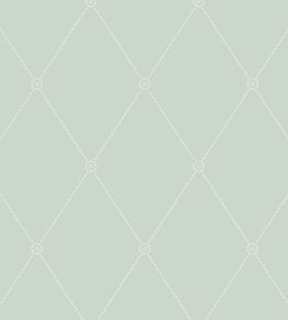 Large Georgian Rope Trellis Wallpaper by Cole & Son Duck Egg