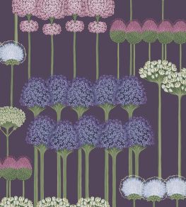 Allium Wallpaper by Cole & Son Mulberry & Heather on Violet Allium Wallpaper by Cole & Son Mulberry & Heather on Violet