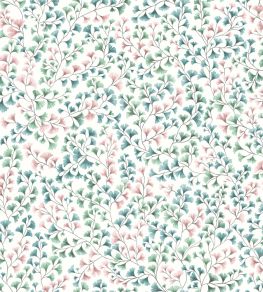 Maidenhair Wallpaper by Cole & Son Petrol, Blush & Mint