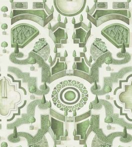 Topiary Wallpaper by Cole & Son Leaf Green Topiary Wallpaper by Cole & Son Leaf Green
