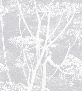 Cow Parsley Wallpaper by Cole & Son Pale Grey Cow Parsley Wallpaper by Cole & Son Pale Grey