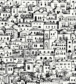 Mediterranea Wallpaper by Cole & Son White and Black Mediterranea Wallpaper by Cole & Son White and Black