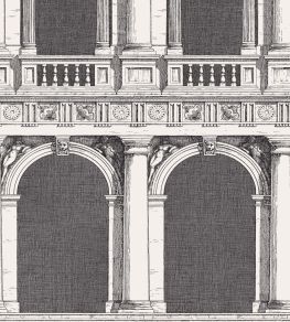 Procuratie Wallpaper by Cole & Son Black and White Procuratie Wallpaper by Cole & Son Black and White